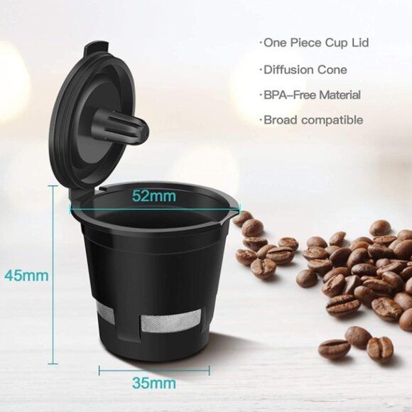 EZBASICS Reusable K-Cup Filters, 3-Pack - Picture 6 of 7